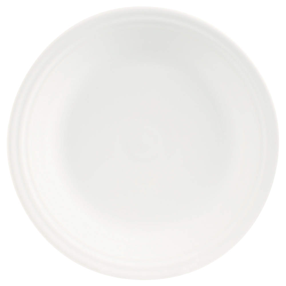 Fiesta White (Intro 1986) Dinner Plate by Homer Laughlin -1