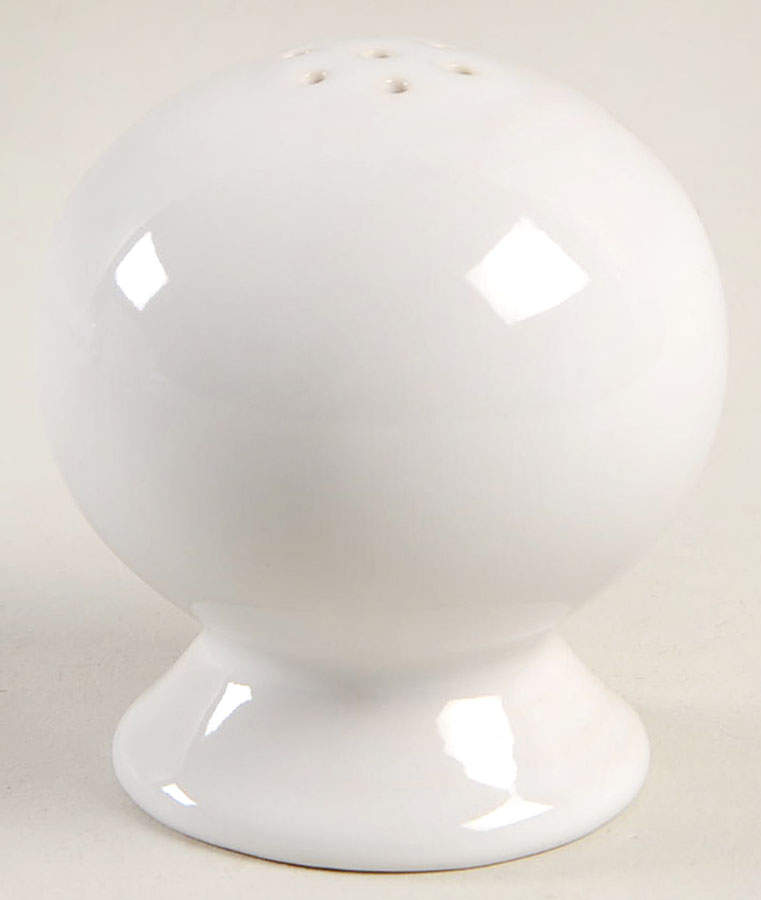 Fiesta White (Intro 1986) Pepper Shaker by Homer Laughlin -1
