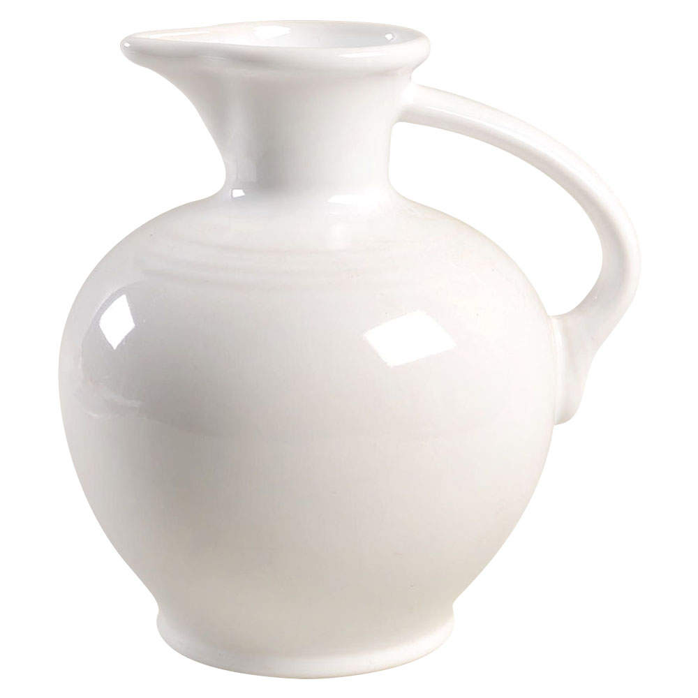 Fiesta White (Intro 1986) Open Carafe by Homer Laughlin -1