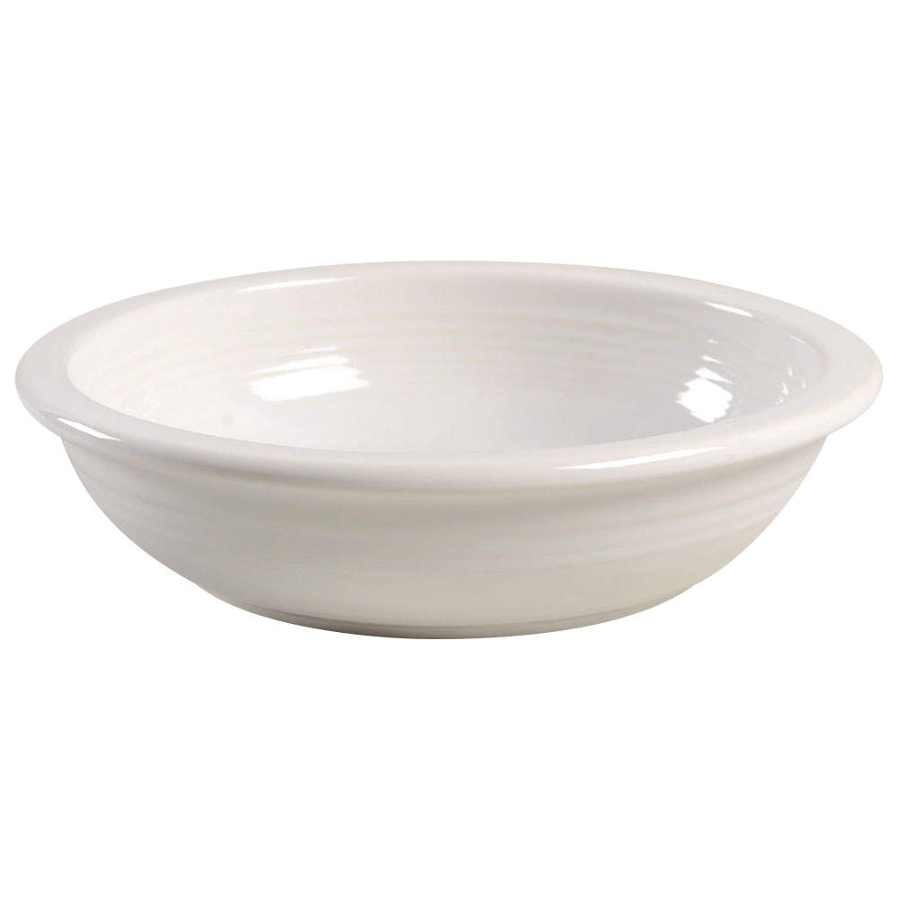 Fiesta White (Intro 1986) 8" Individual Pasta Bowl by Homer Laughlin -1