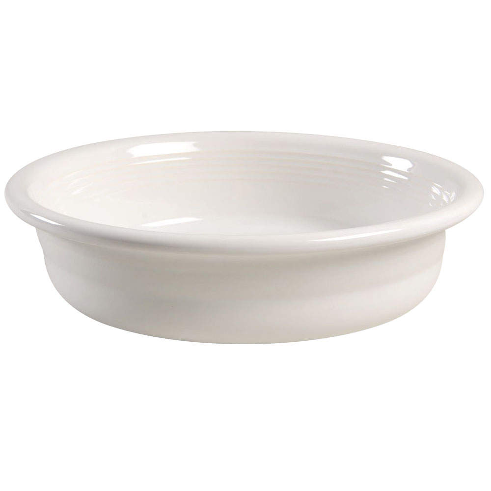 Fiesta White (Intro 1986) 10" Large Salad Serving Bowl by Homer Laughlin -1
