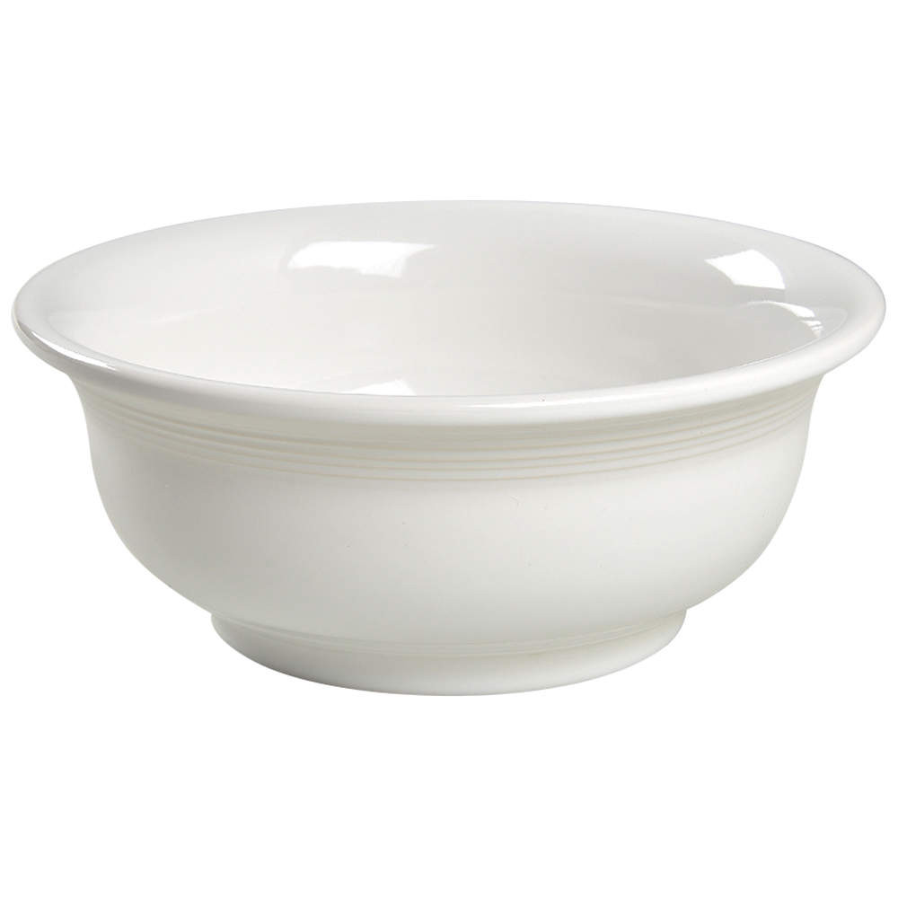 Fiesta White (Intro 1986) 8" Mixing Bowl by Homer Laughlin -1