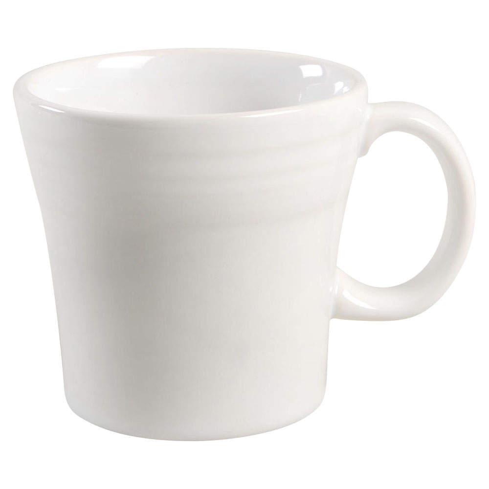 Fiesta White (Intro 1986) Tapered Mug by Homer Laughlin -1