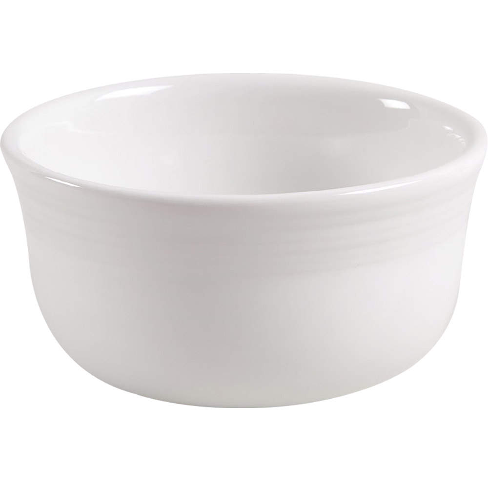 Fiesta White (Intro 1986) Gusto Bowl by Homer Laughlin -1