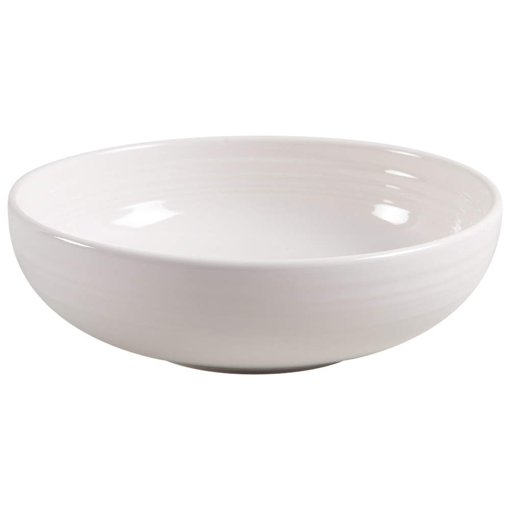 Fiesta White (Intro 1986) 9" Bistro Bowl by Homer Laughlin -1