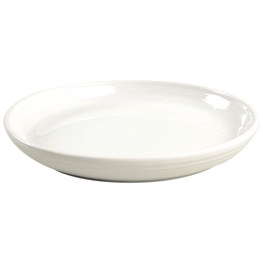 Fiesta White (Intro 1986) Individual Dinner Bowl by Homer Laughlin -1
