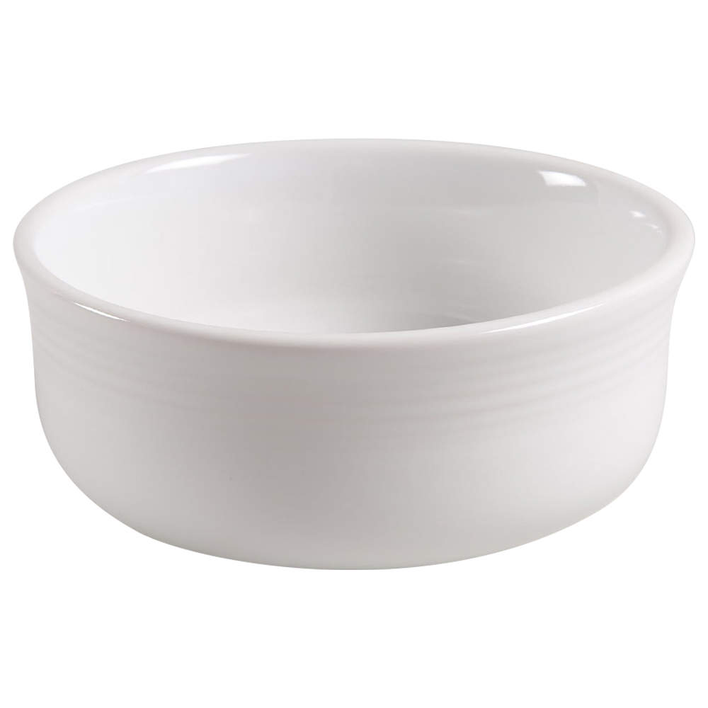 Fiesta White (Intro 1986) Chowder Bowl by Homer Laughlin -1