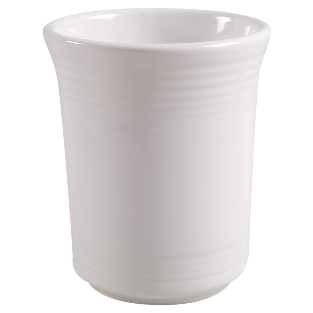 Fiesta White (Intro 1986) Utensil Holder by Homer Laughlin -1