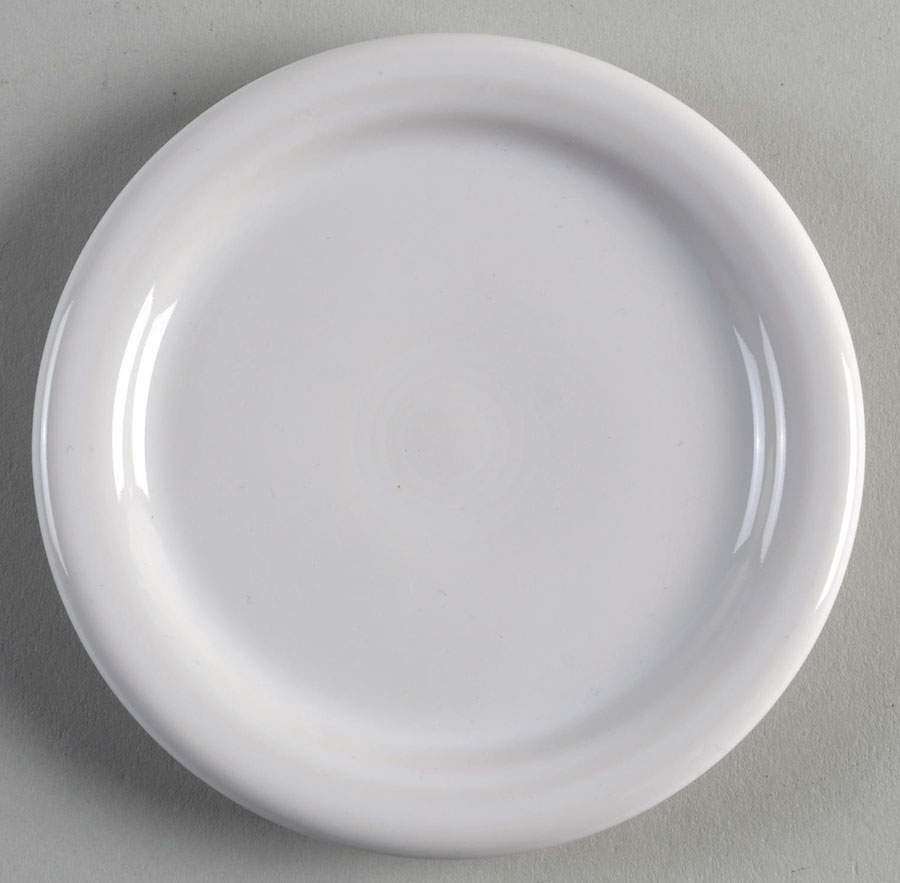 Fiesta White (Intro 1986) Coaster by Homer Laughlin -1