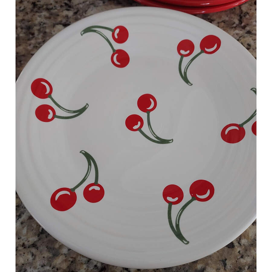 Fiesta Cherries Luncheon Plate by Fiesta Tableware Company-1