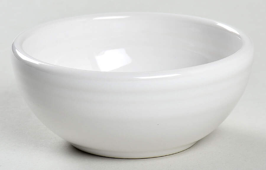 Fiesta White (Intro 1986) 3" Mini Bowl by Homer Laughlin -1