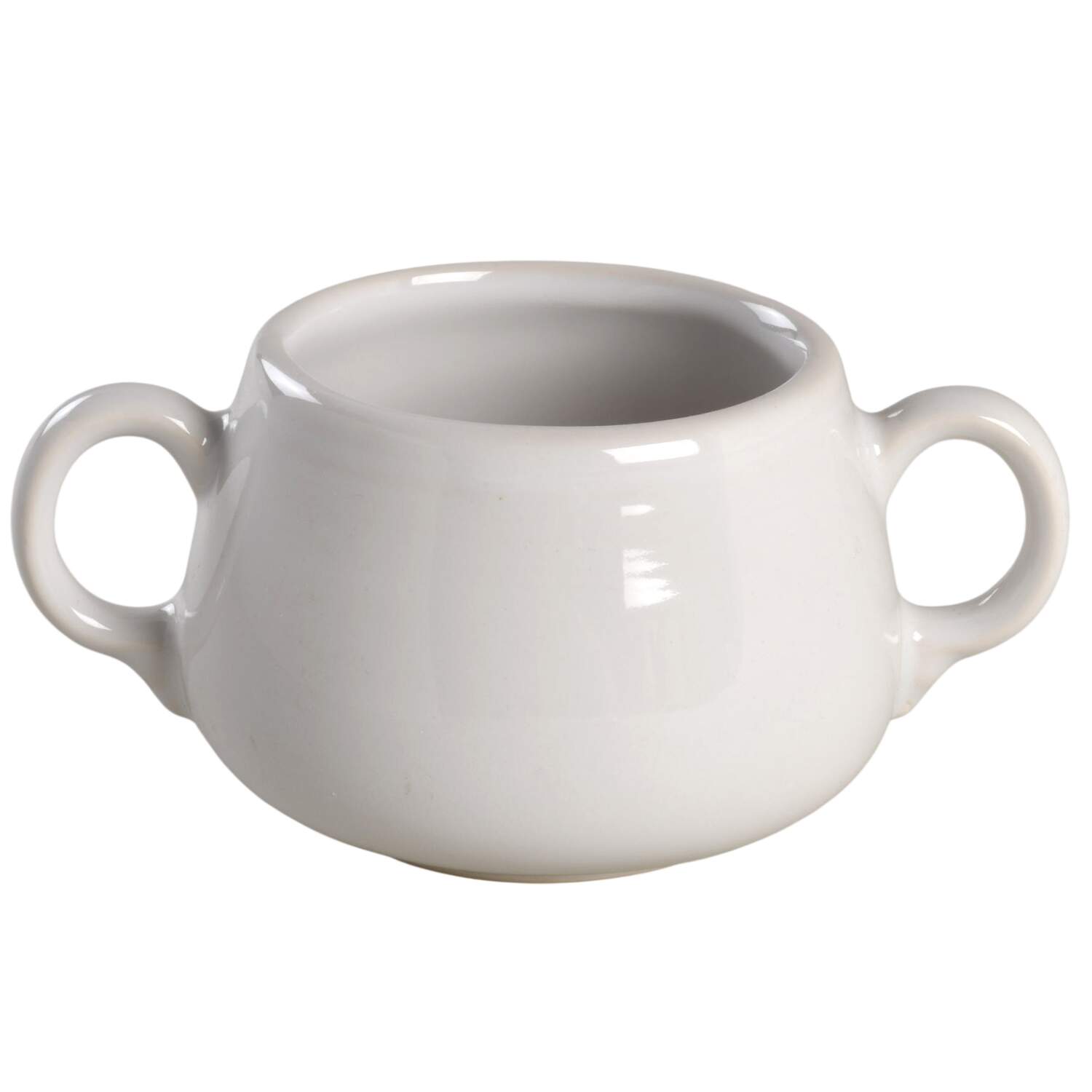 Fiesta White (Intro 1986) Sugar Bowl No Lid by Homer Laughlin -1