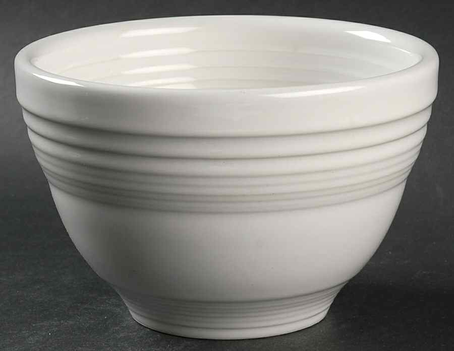 Fiesta White (Intro 1986) 6" Prep Bowl by Homer Laughlin -1