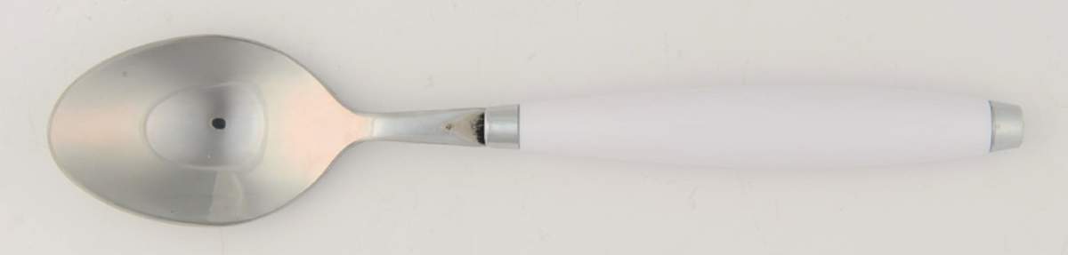 Fiesta White (Intro 1986) Teaspoon Spoon by Homer Laughlin -1