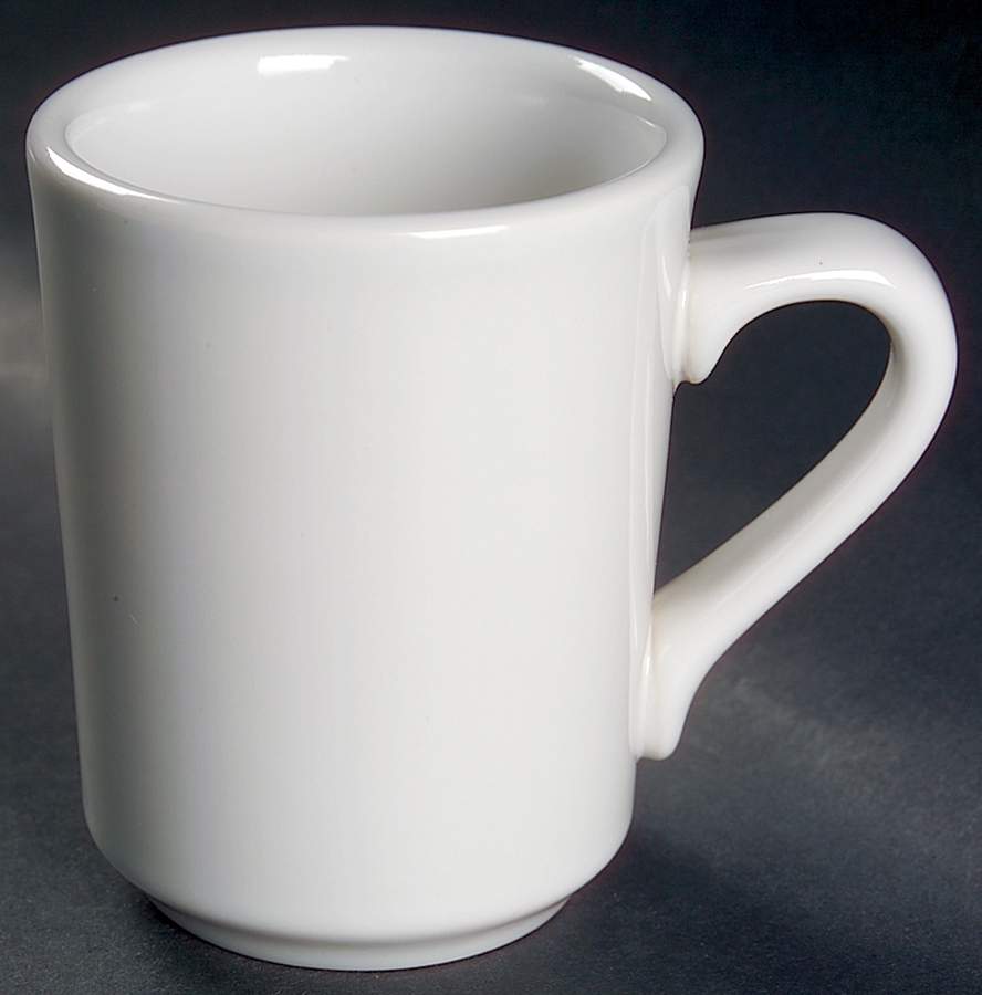 Fiesta White (Intro 1986) Denver Mug by Homer Laughlin -1