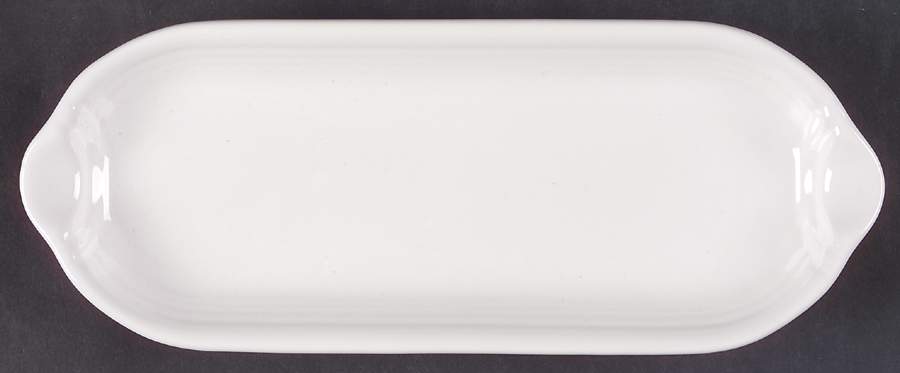 Fiesta White (Intro 1986) Relish by Homer Laughlin -1