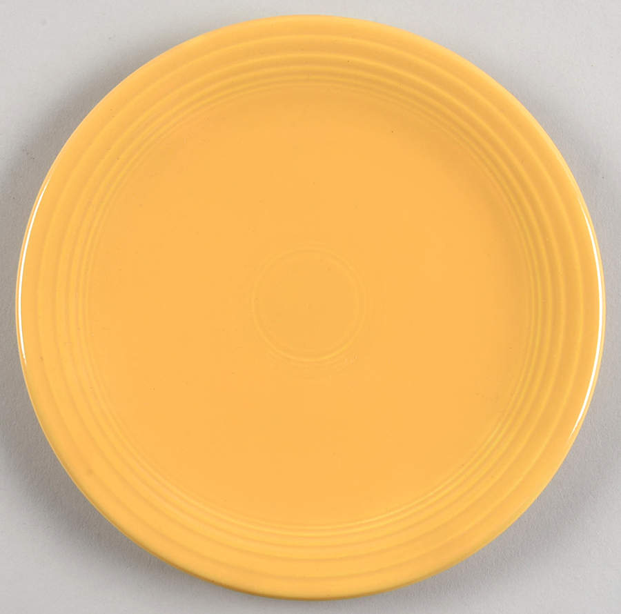 Fiesta Yellow (Older) Bread & Butter Plate by Homer Laughlin -1
