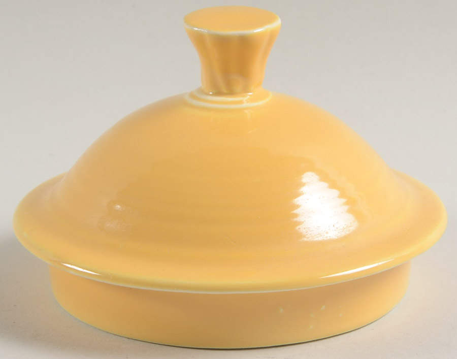 Fiesta Yellow (Older) Lid for Coffee Pot by Homer Laughlin -1