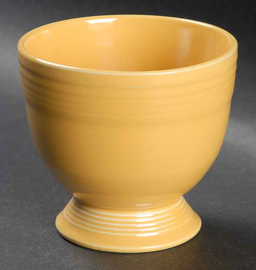 Fiesta Yellow (Older) Single Egg Cup by Homer Laughlin -1