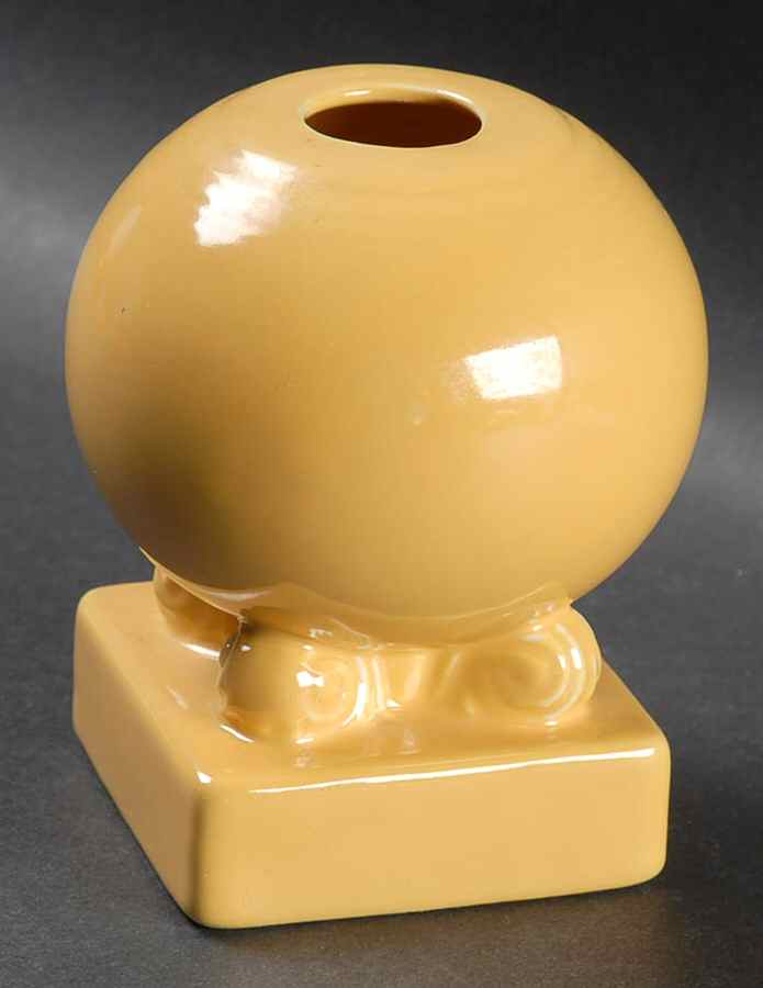 Fiesta Yellow (Older) Bulb Candleholder by Homer Laughlin -1