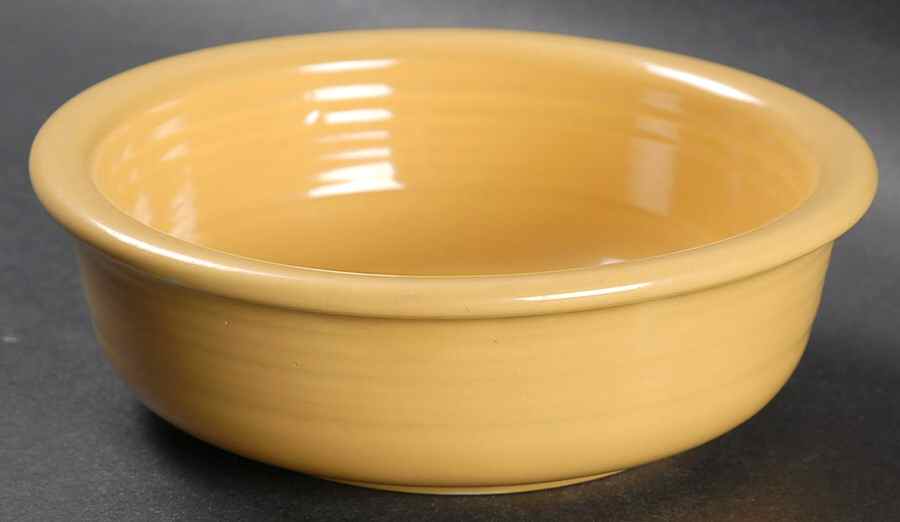 Fiesta Yellow (Older) 4 3/4" Fruit Bowl by Homer Laughlin -1