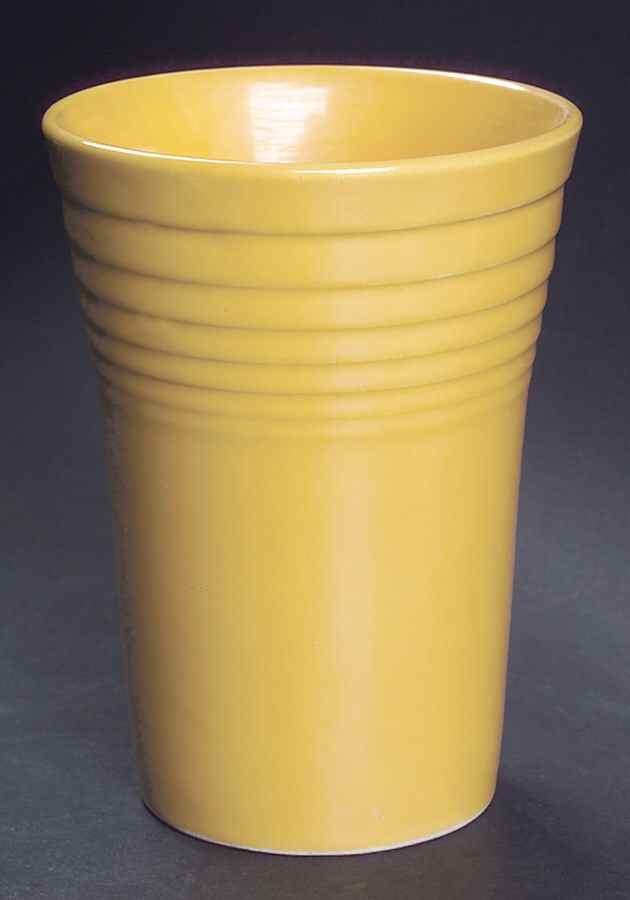 Fiesta Yellow (Older) 8 Oz Tumbler by Homer Laughlin -1