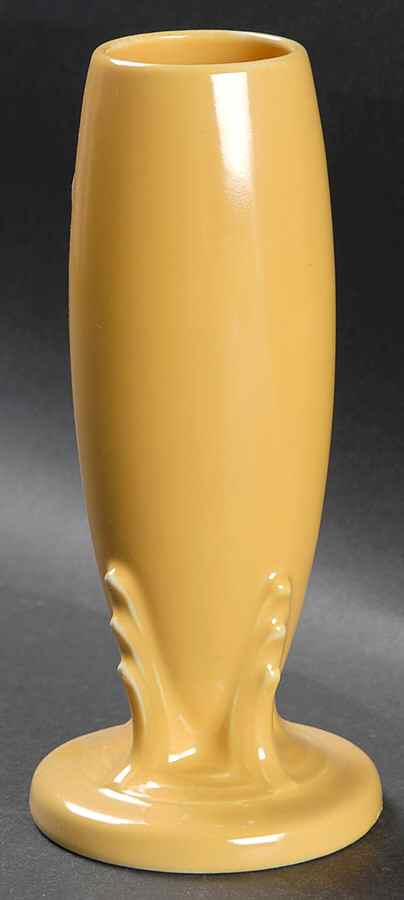 Fiesta Yellow (Older) 6" Bud Vase by Homer Laughlin -1
