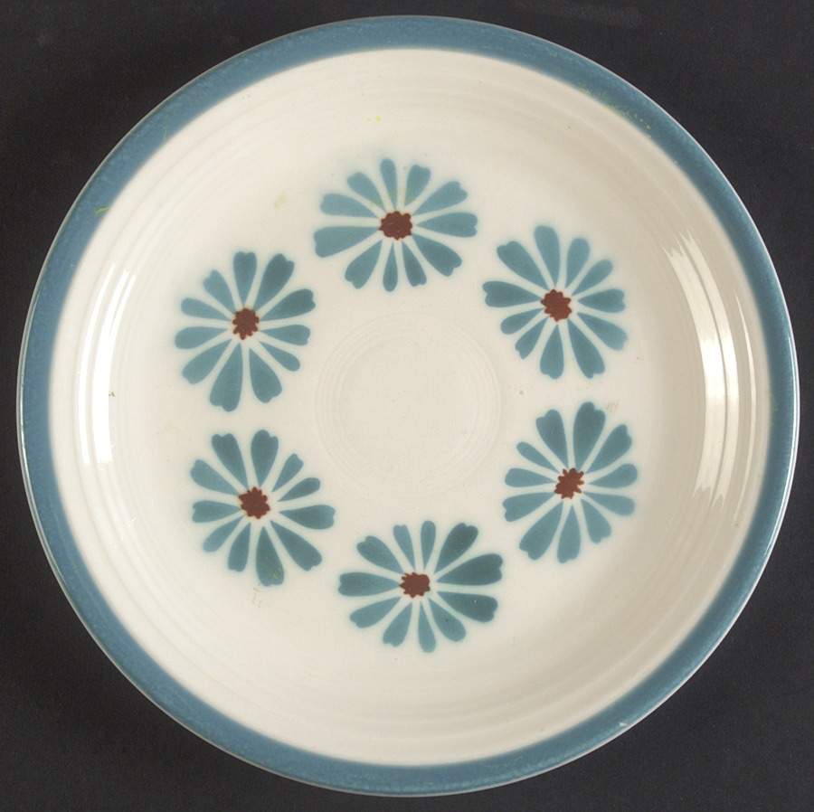 Fiesta Hawaiian Daisy Salad Plate by Homer Laughlin -1