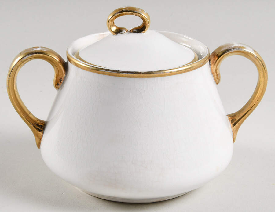 G312 Sugar Bowl & Lid by Homer Laughlin -1