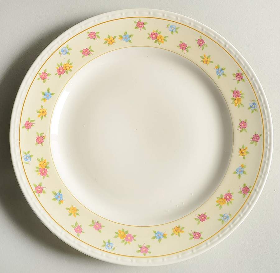 Moselle (Eggshell Georgian) Salad Plate by Homer Laughlin -1