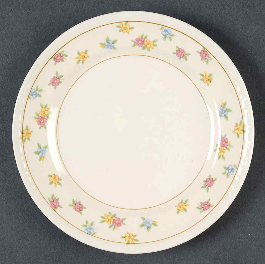 Moselle (Eggshell Georgian) Bread & Butter Plate by Homer Laughlin -1