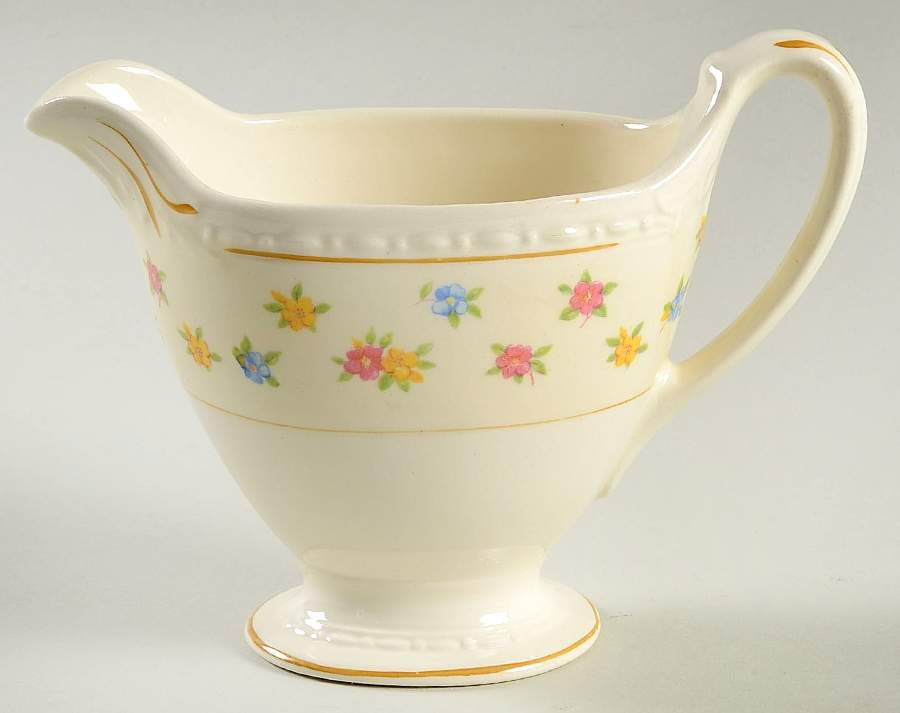 Moselle (Eggshell Georgian) Creamer by Homer Laughlin -1