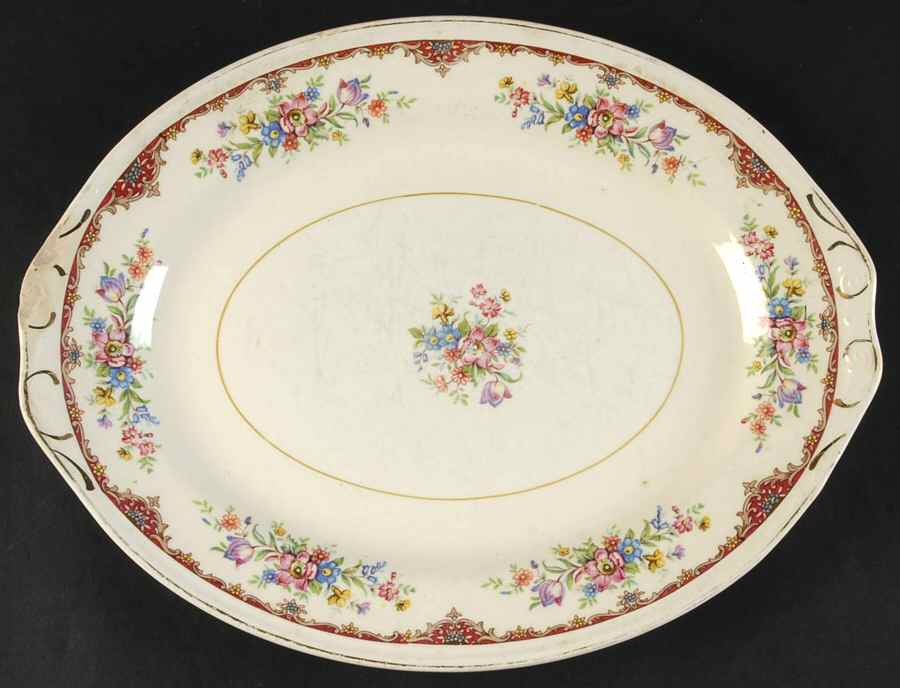 G3320 11" Oval Serving Platter by Homer Laughlin -1