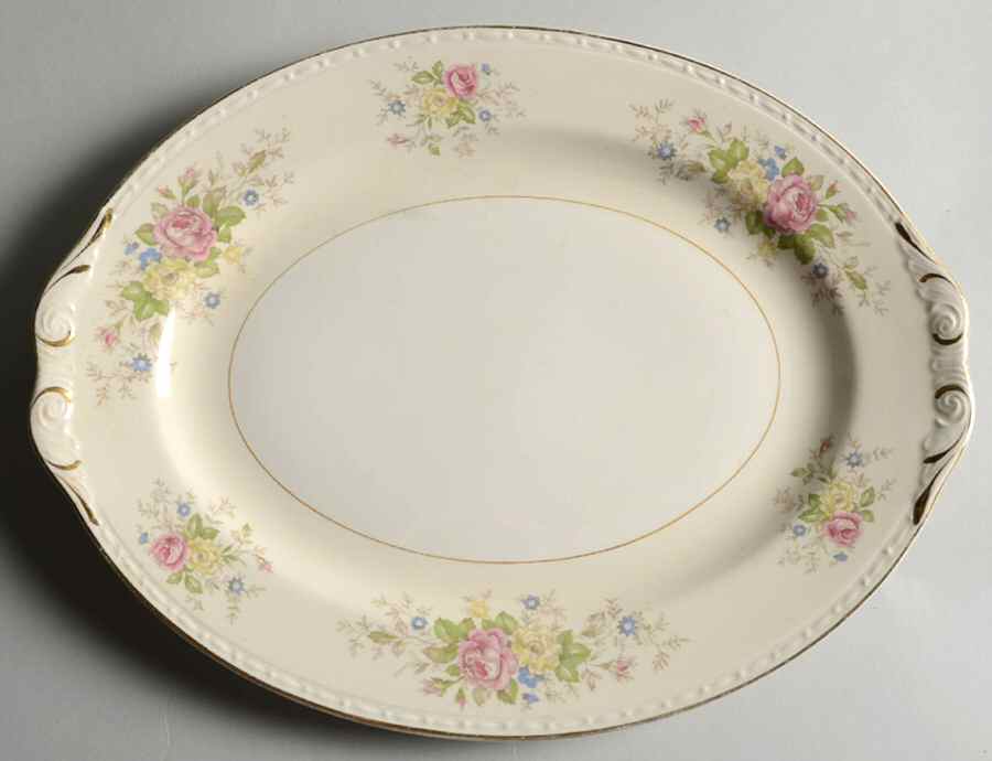 G3351-G3444 11" Oval Serving Platter by Homer Laughlin -1