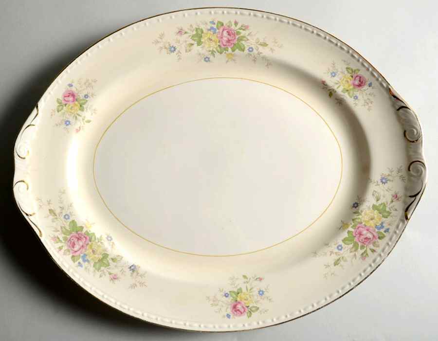 G3351-G3444 15" Oval Serving Platter by Homer Laughlin -1