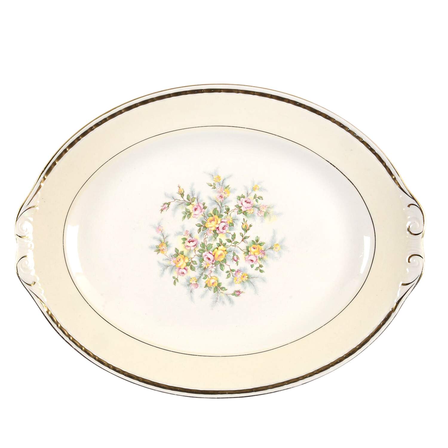 G3356 11" Oval Serving Platter by Homer Laughlin -1