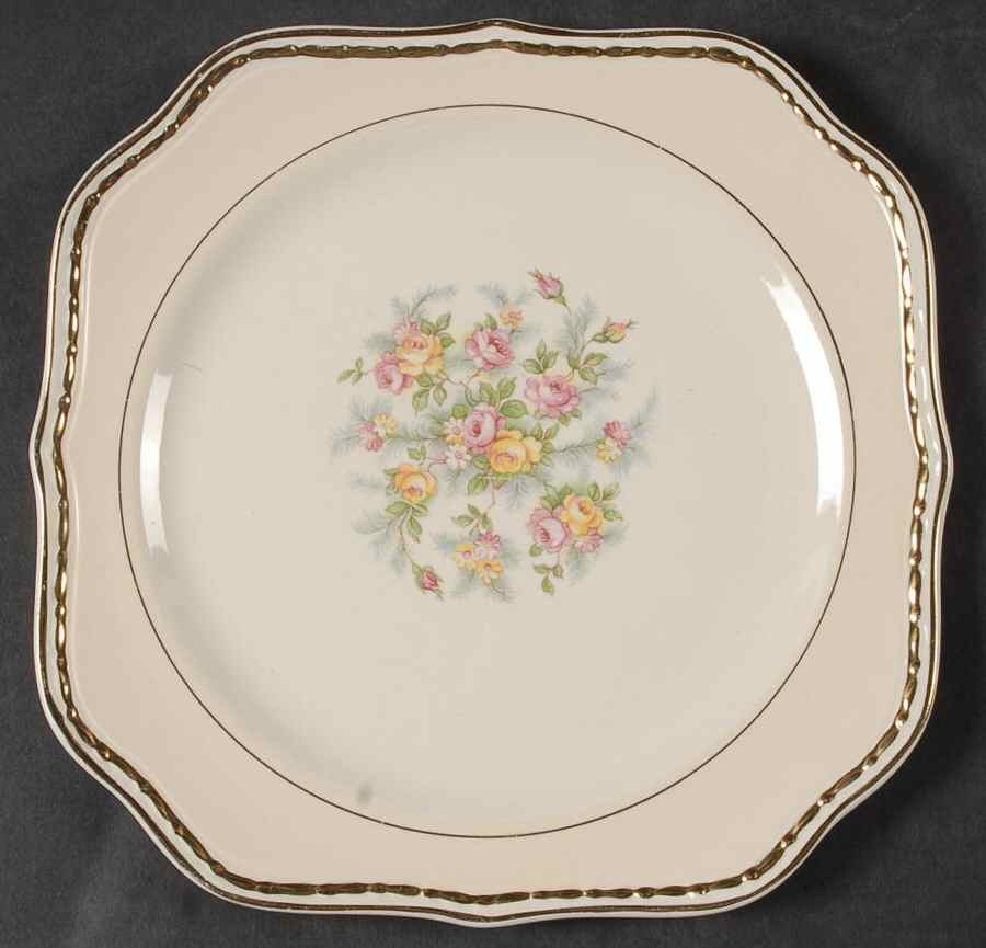 G3356 Square Salad Plate by Homer Laughlin -1
