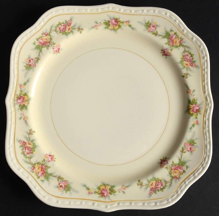 G3370 Square Salad Plate by Homer Laughlin -1