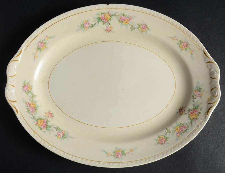 G3370 11" Oval Serving Platter by Homer Laughlin -1