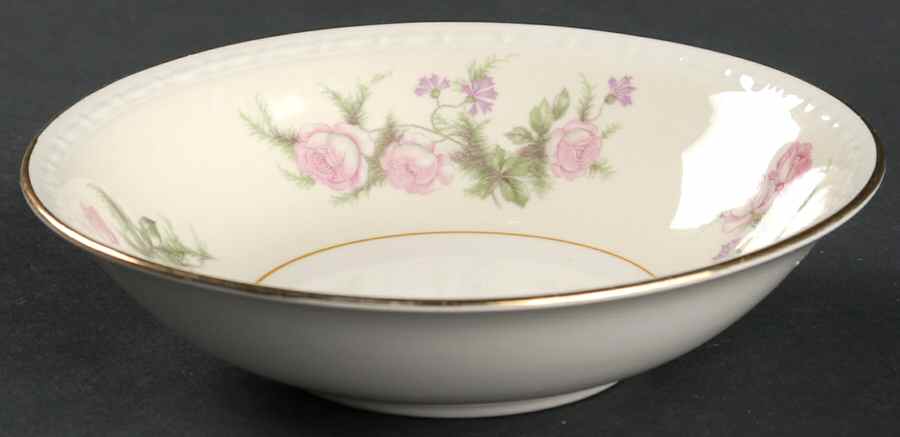 Heather Rose (Eggshell Georgian) Fruit/Dessert (Sauce) Bowl by Homer Laughlin -1