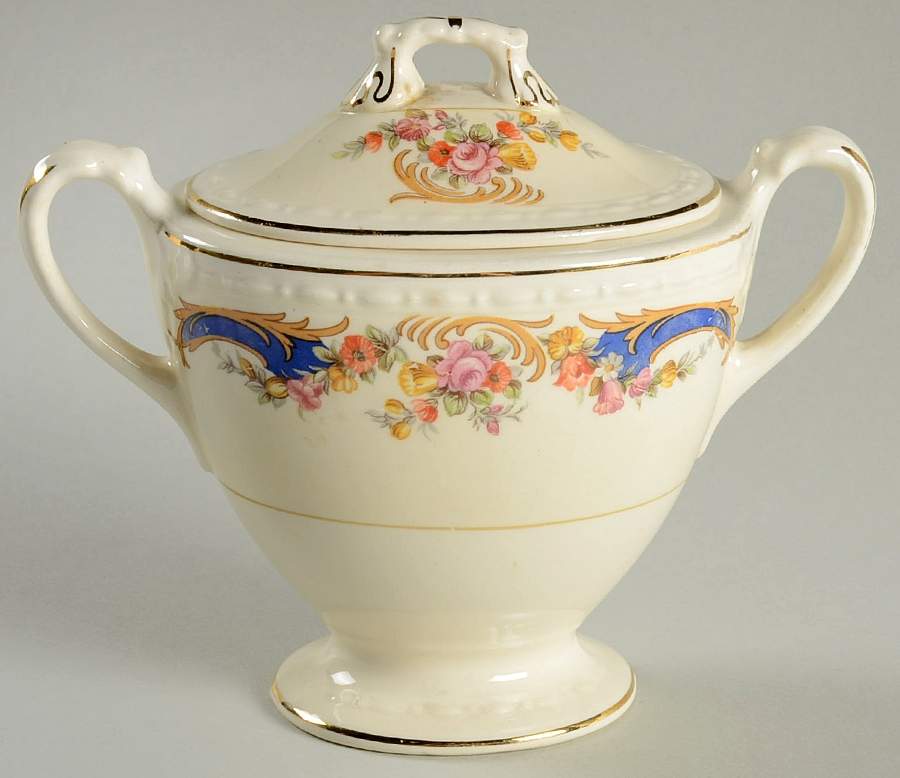 G3384 Sugar Bowl & Lid by Homer Laughlin -1