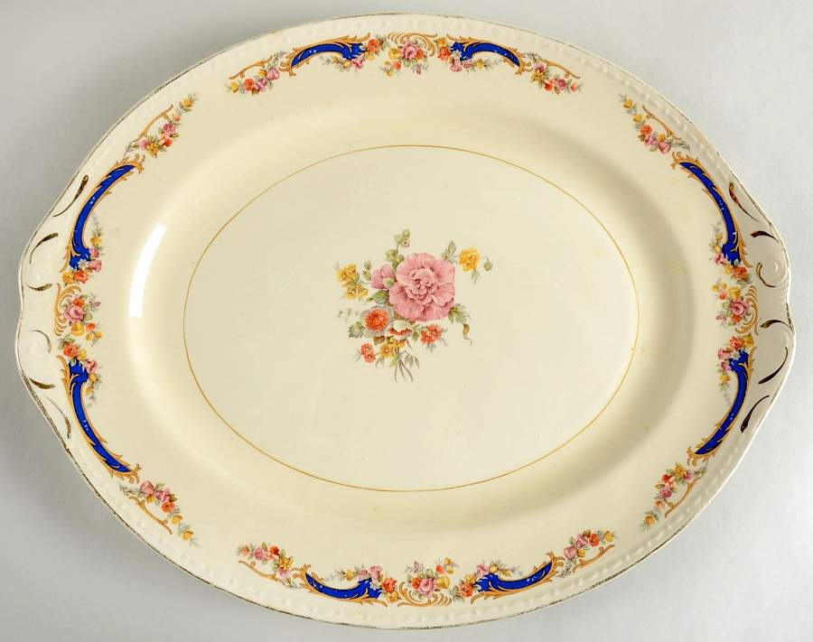 G3384 15" Oval Serving Platter by Homer Laughlin -1