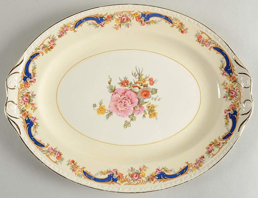 G3384 11" Oval Serving Platter by Homer Laughlin -1