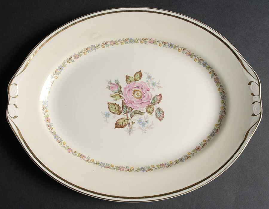 G3388 11" Oval Serving Platter by Homer Laughlin -1