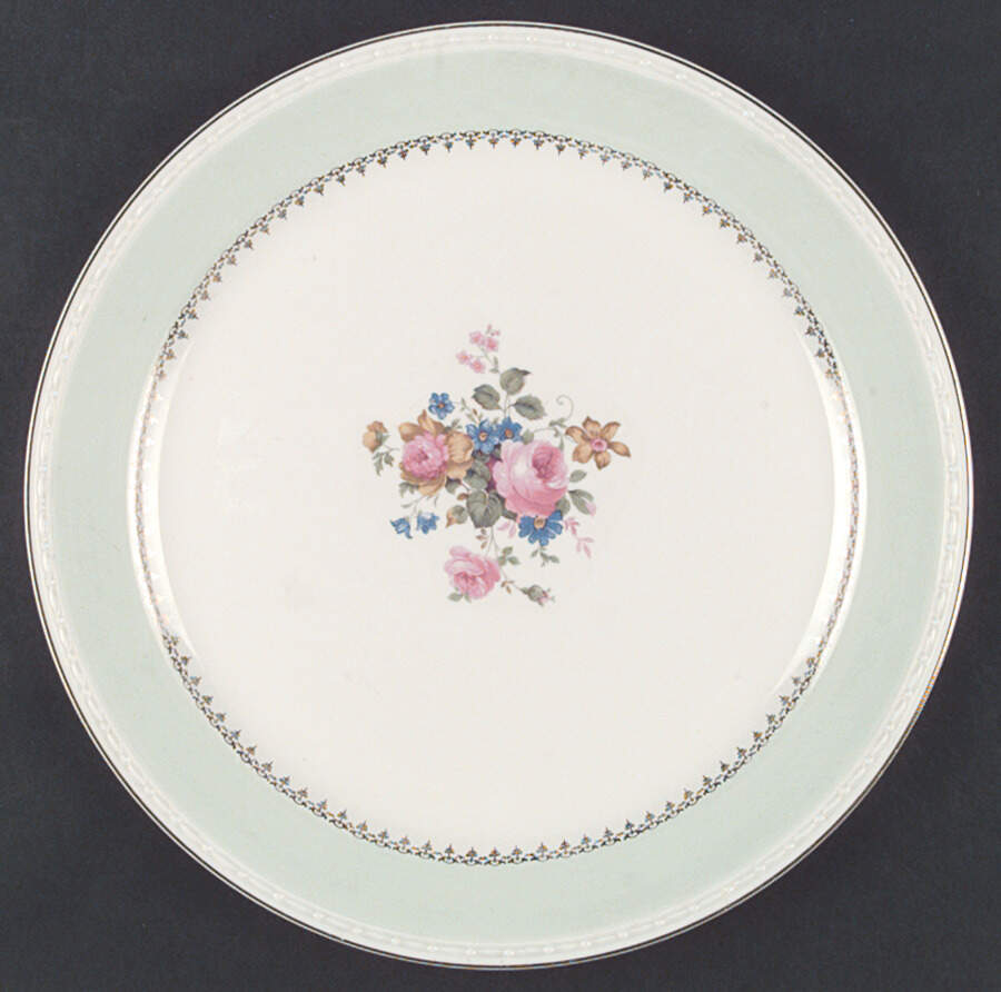 Marilyn Green 13" Chop Plate (Round Platter) by Homer Laughlin -1