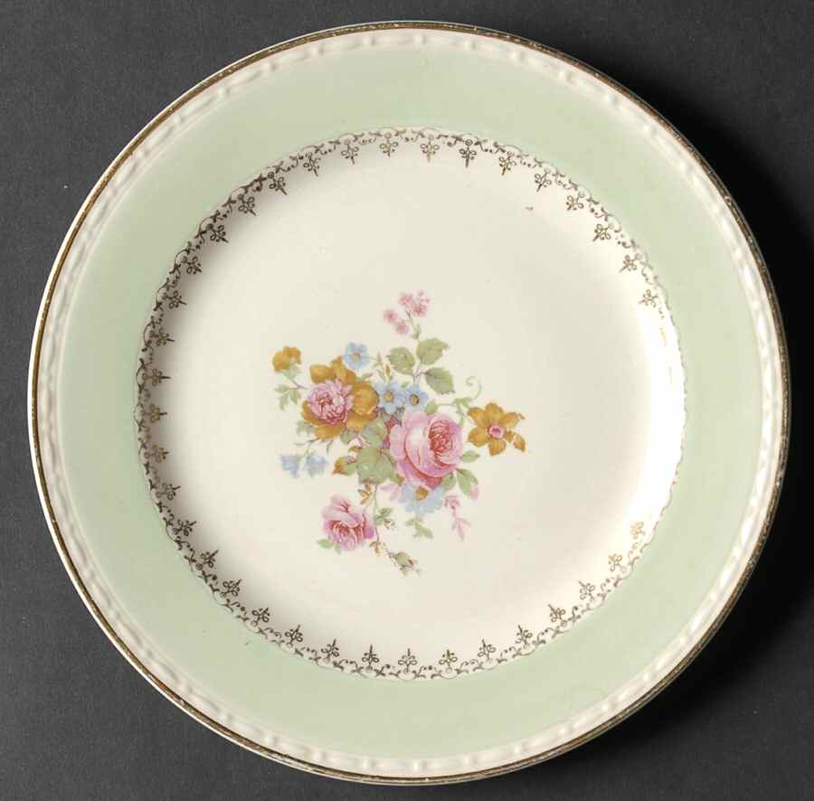 Marilyn Green Bread & Butter Plate by Homer Laughlin -1