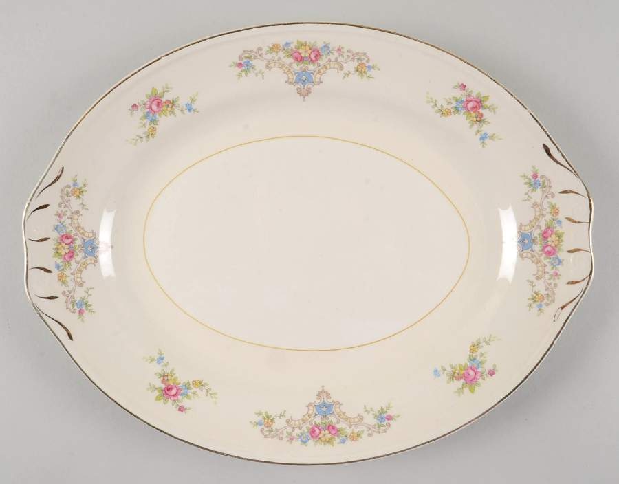 Wedgwood 11" Oval Serving Platter by Homer Laughlin -1