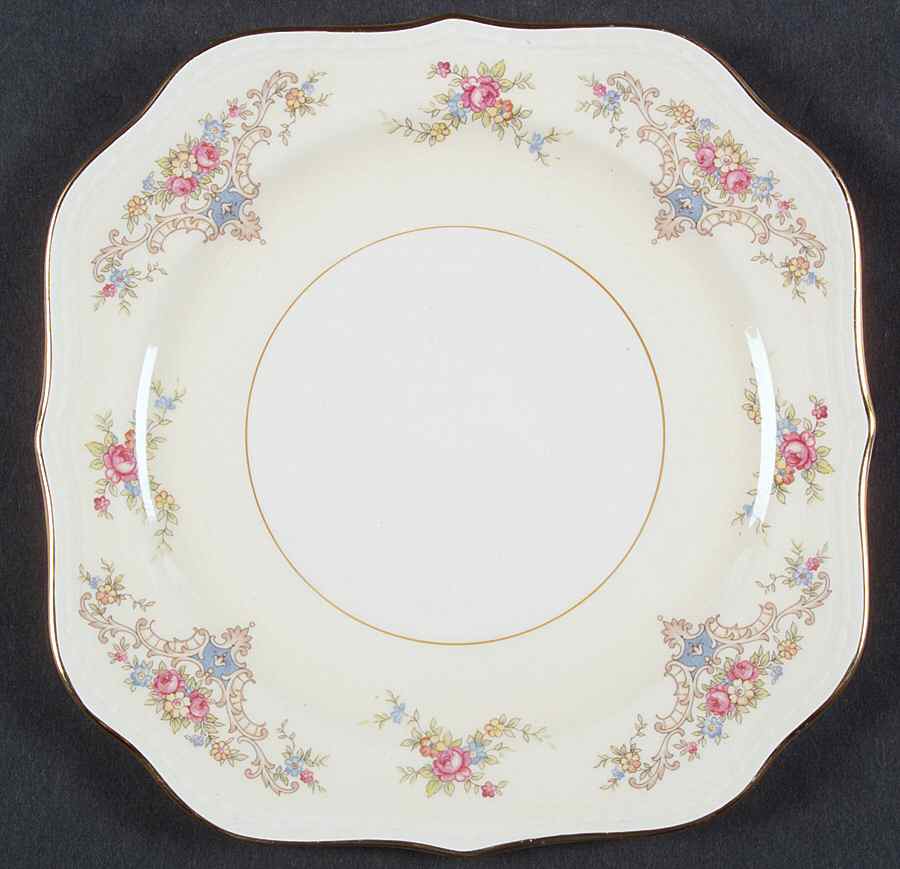 Wedgwood Square Salad Plate by Homer Laughlin -1
