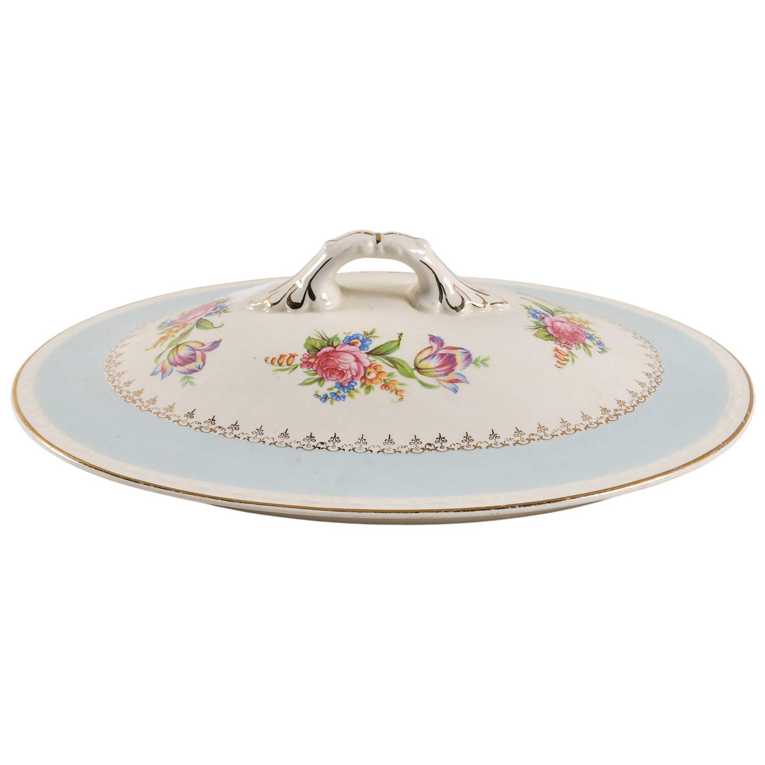 G3439 Lid for Oval Vegetable by Homer Laughlin -1