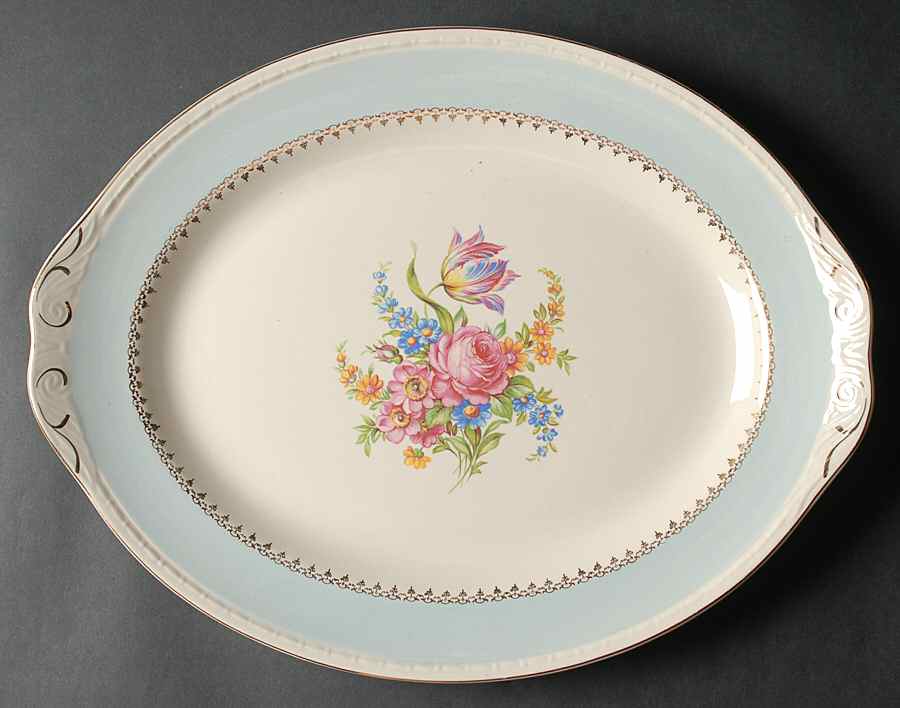 G3439 15" Oval Serving Platter by Homer Laughlin -1